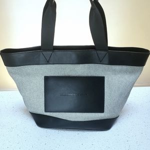 *SOLD* Alexander Wang | Calfskin and Canvas Shopper Tote